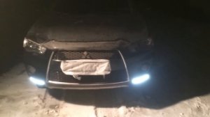 ДХО вместо ламп поворотника Mitsubishi