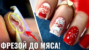 ?ПОБЫВАЛА на ПЫТКЕ! ЭФФЕКТНЫЙ КРАСНЫЙ МАНИКЮР к 8 марта!