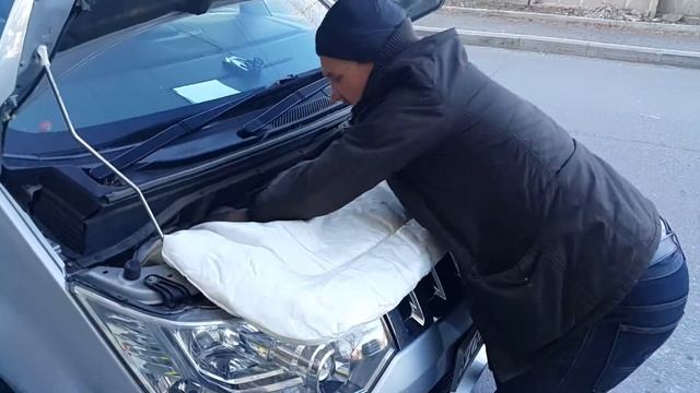 Автоодеяло на двигатель Утеплитель двигателя. Экономия топлива до 25% смотреть онлайн