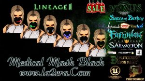 Medical Mask Black for C4 Scions of Destiny Server. www.la2Era.Com ◄√i®uS►