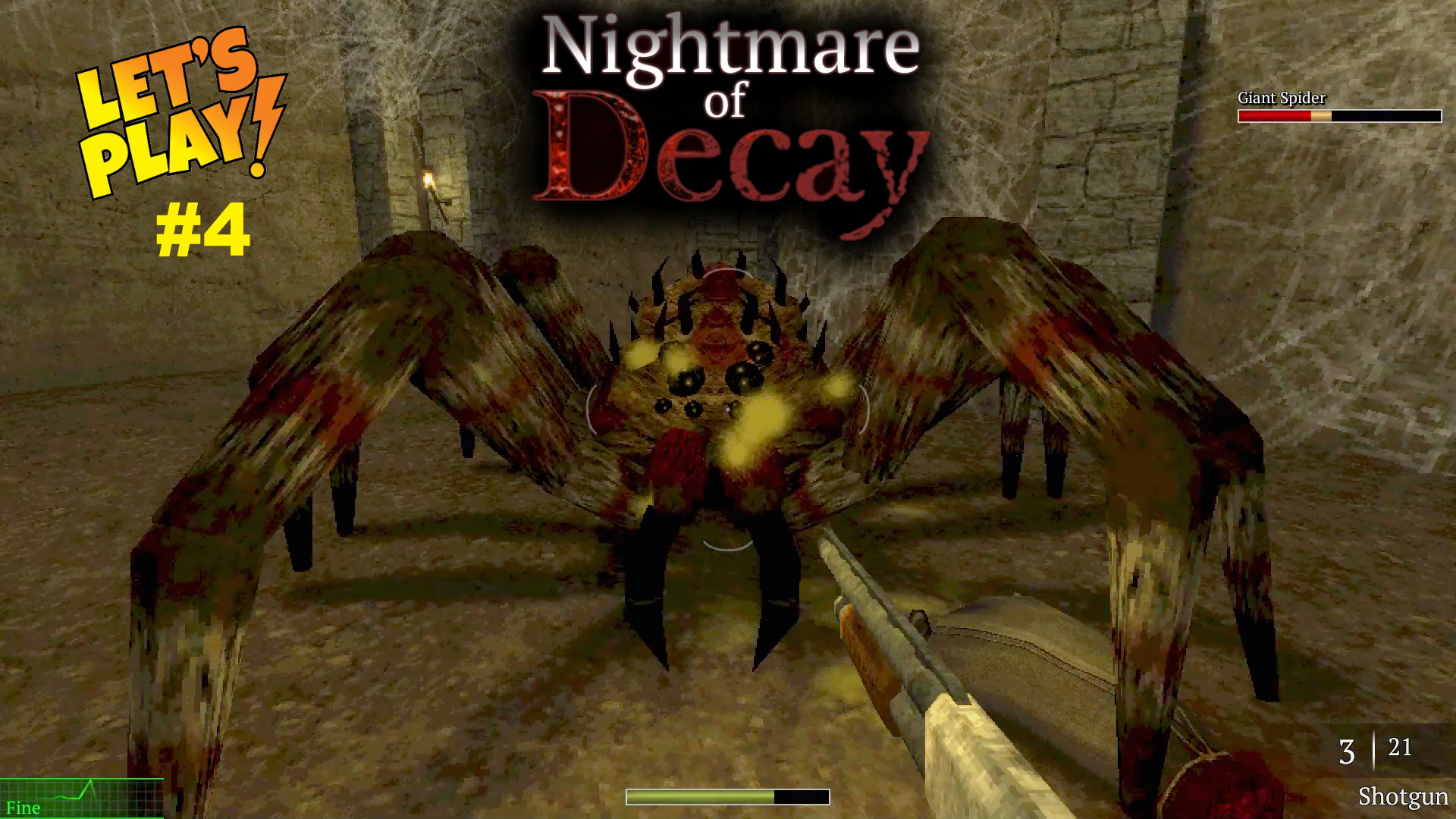 Nightmare of Decay ✅ Хоррор игра стиля Resident Evil ✅ Прохождение №4 ✅ Гигантский Паук Босс
