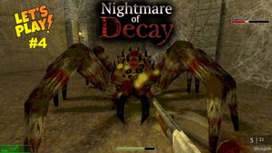Nightmare of Decay ✅ Хоррор игра стиля Resident Evil ✅ Прохождение №4 ✅ Гигантский Паук Босс
