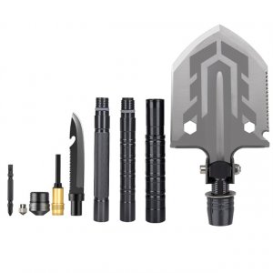 Туристические складные многофункциональные лопаты, алюминиевые инструменты для выживания