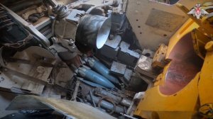 Боевая работа экипажей танков Т-80БВ