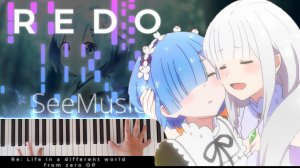 Redo на пианино / Опенинг Re: Zero на пианино