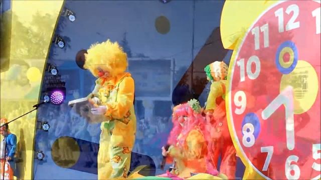 День города Новосибирск 125 лет!  Анимаград. Мультиклоуны