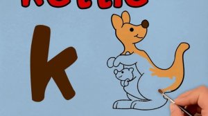 Alphabet. The letter K k  / Английский алфавит. Буква k (кей)