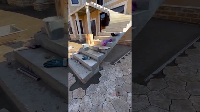 Тротуарная плитка «Каменный цветок». Инстаграм: artdvorium смотреть онлайн