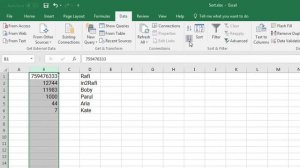 Excel 2016 - Sort Data | Basic Sorting Using Excel 2016