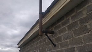 Самодельная печь с теплообменником.