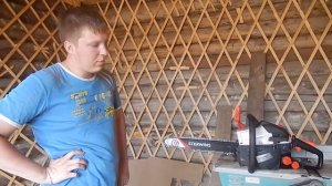 Бензопила STERWINS PCS41-2R. Обзор. Обкатка.