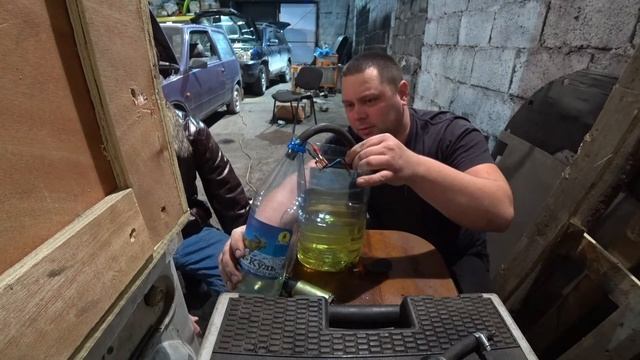Заменить топливный фильтр,топливный насос.Хендай санта фе