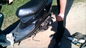 Прогорел поршень на Honda dio