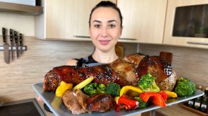 ВСЕГО 300 рублей,а Блюдо - ПАЛЬЧИКИ Оближешь!Потрясающе ВКУСНО!Голень индейки к праздничному столу