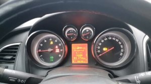 Внезапно выскочил сервис ESP Opel Astra 1.6 turbo