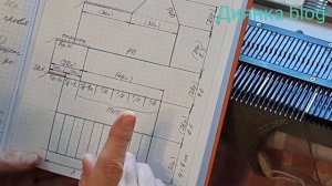 Пошаговый мастер класс. Вязание варежки на однофонтурной машине. Часть вторая.