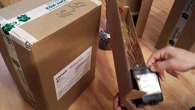 Распаковка посылки почты России с саженцами из интернет магазина Опт-хоз смотреть онлайн