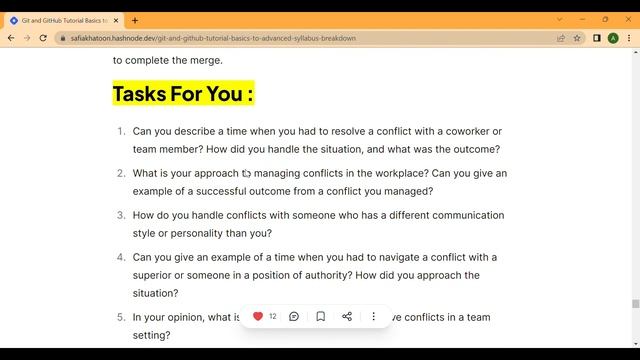 Git & GitHub Tutorial | Merge Conflict Concept | How to resolve | Interview questions | LEC - O6 смотреть онлайн