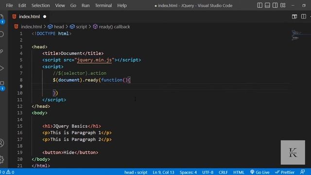 40 BASICS OF JQUERY Part 1 - WORDPRESS ZERO TO HERO