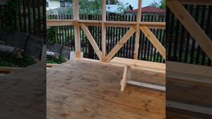 Беседка - Летняя кухня 4/6,5 в две руки.