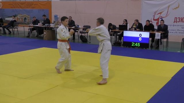 Денис Андрукович. До 46 кг. Открытое первенство "ЦФКСиЗ" Московского р-а по дзюдо. 03.03.2019г. смотреть онлайн