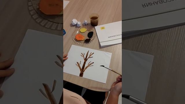 Рисуем осеннее дерево смотреть онлайн