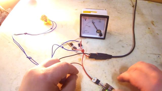 Самодельный регулятор света димер Проверка симистор смотреть онлайн