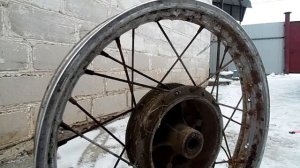 как открутить ржавую спицу колеса мотоцикла минск