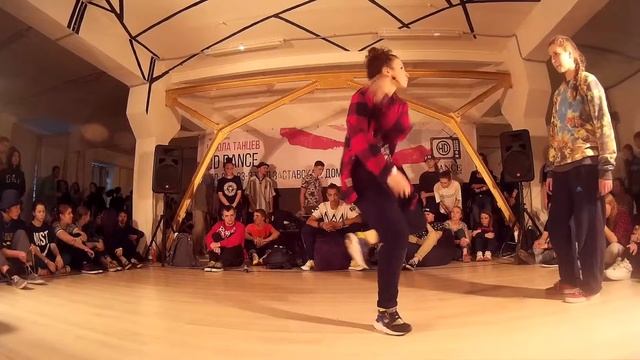 Battle Hip Hop begginers 1/8 - Афанасьева Лиля и Косеченко Мирослава смотреть онлайн
