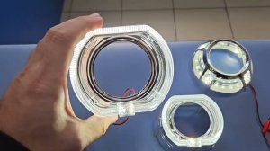 Бомбовые маски для BI-LED линз с LED подсветкой белого цвета