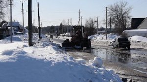 Грейдер ГС-14.02. Работа.