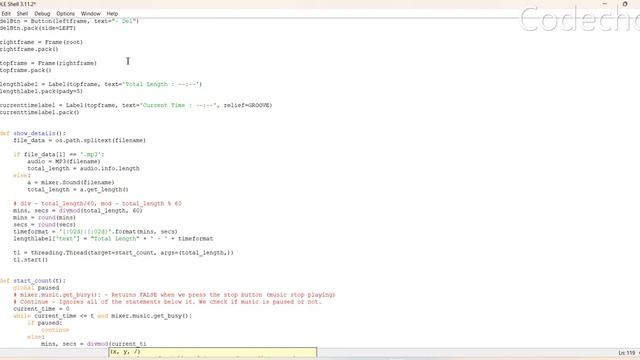 Python Music Player Part 23   Adding items to Listbox Tkinter