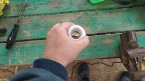 Кран для слива воды из ПНД трубы в колодец на зиму