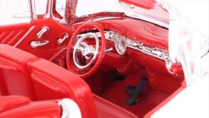 1955 Oldsmobile Super 88 Convertible, Red - Welly 1/24 scale