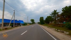 From The Gura Camencii Village To Gvozdova Village, Floresti, Republica Moldova. Car Ride. 4K