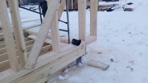 Как построить каркасный дом зимой (своими руками) 2-й выпуск дом в стиле барнхаус, устройство половы