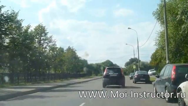 Варшавский (Бутово) маршрут сдачи экзаменов в ГИБДД (Маршрут Бутово, Аннино, Варшавский маршрут) смотреть онлайн