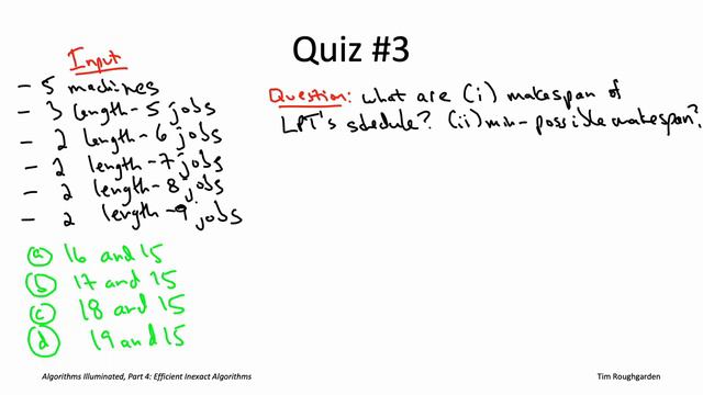 Algorithms for NP-Hard Problems (Section 20.1: Makespan Minimization) [Part 2 of 2] смотреть онлайн