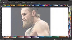 Conor McGregor Tutorial Character Using Corel Draw