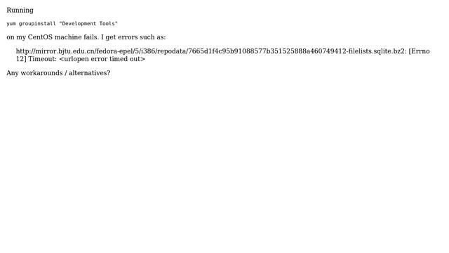 yum groupinstall "Development Tools" fails (2 Solutions!!) смотреть онлайн