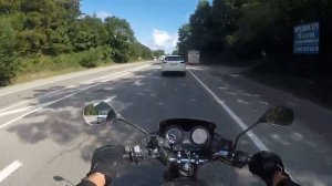 Yamaha YBR125 по трассе