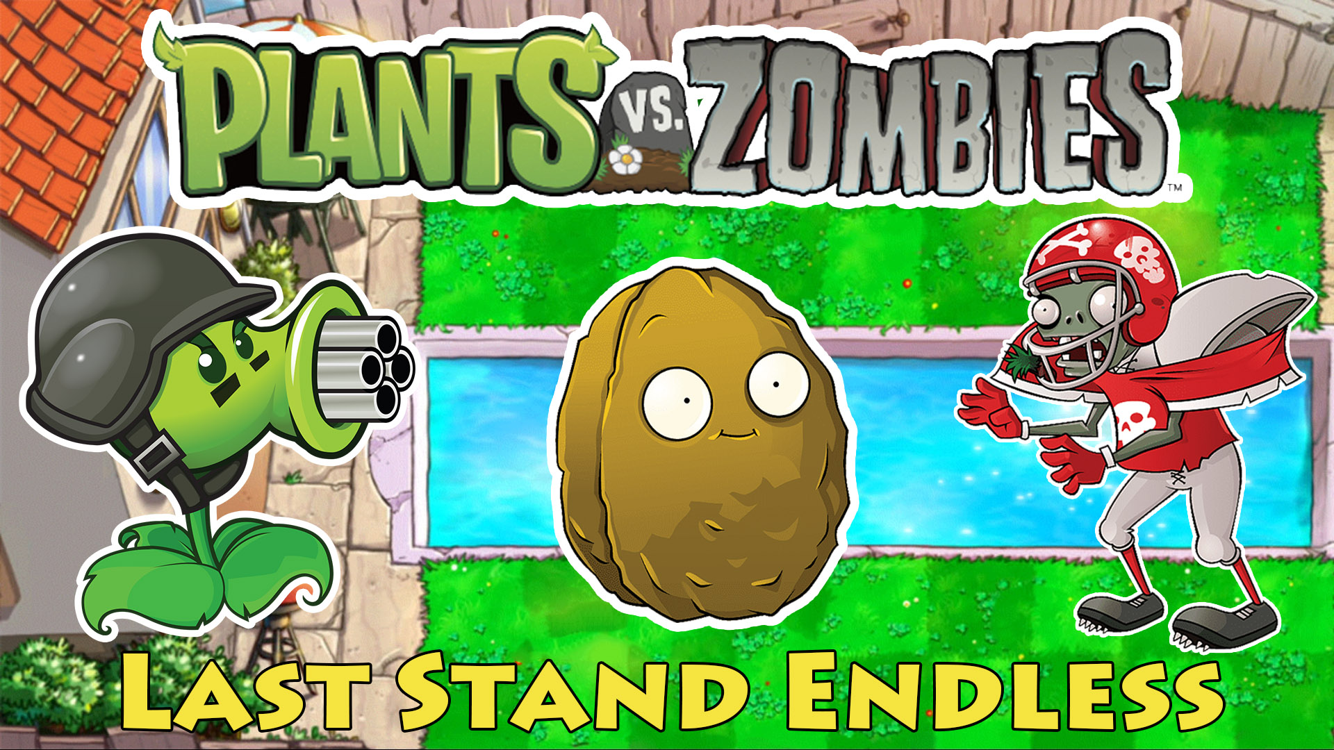 Растения против Зомби Бассейн| Plants vs Zombies Last Stand Endless