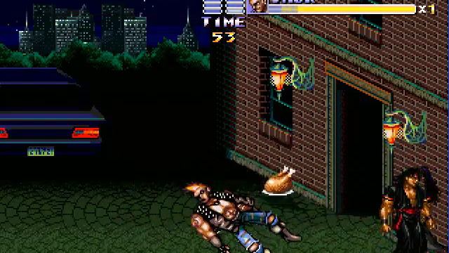 Streets of Rage Remake - Coop. Rudra & Shiva. Route 2 Stage 1. no cheats.