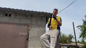 Сделал арку для киви / винограда своими руками из подручных средств