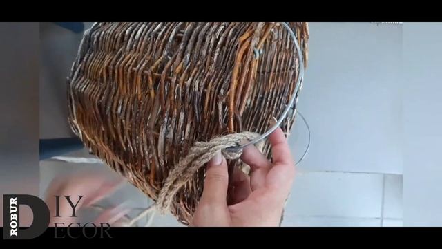 DIY / Переделка старья - Старая корзина / Вторая жизнь старых вещей / Second Life Of Old Things