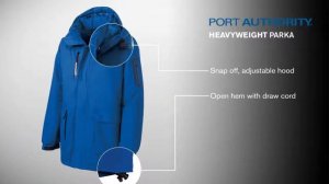 Зимняя парка Port Authority Men's Heavyweight Parka Royal Blue заказать на www aquamir kiev ua