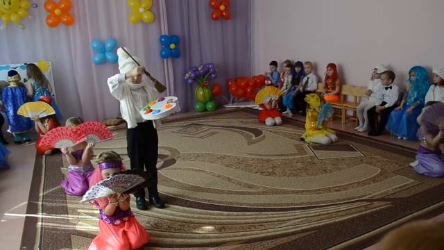 Танец красок и художника. Детский танец