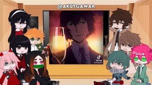 Anime Characters React to Osamu Dazai || Bungo Stray Dogs || 8/9