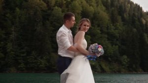 Красивая свадьба на озере Рица для Григория и Алины