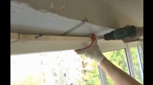 Обшивка балкона пластиковыми панелями